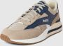 Boss Sneakers van leermix met labeldetails model 'Kurt' - Thumbnail 4