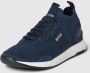 Hugo Boss Titanium Runn sneaker met suède details - Thumbnail 3