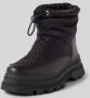Hugo Boss Handtekening Materialen-Mix Laarzen met Monogramdetails Black Dames - Thumbnail 3