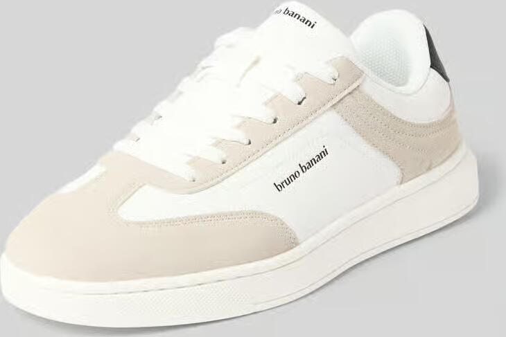 Bruno Banani sneakers met vetersluiting en labelprintdetails model 'CDG'