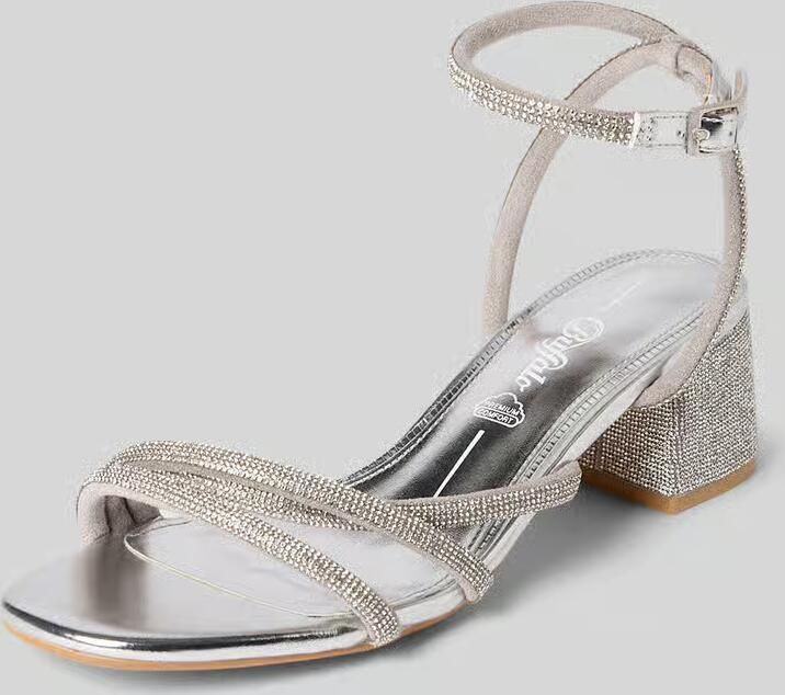 BUFFALO LONDON Sandalen met strass-steentjes model 'LILLY SPARK' - Foto 4