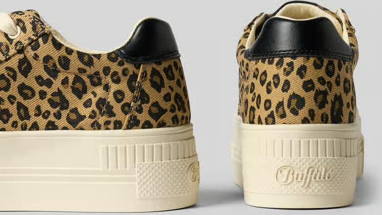 Buffalo Sneakers met all-over dierenprint - Foto 3