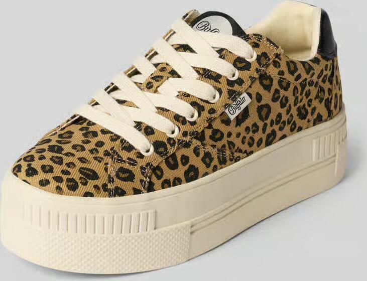 BUFFALO Sneakers laag 'PAIRED' brokaat cappuccino zwart - Foto 7