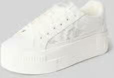 Buffalo Sneakers met plateauzool en kant model 'PAIRED BLOOM' - Foto 10