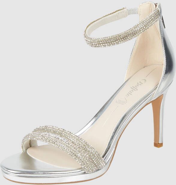 Buffalo Dames sandalen met nappa hakken Selma Grijs Dames - Foto 8