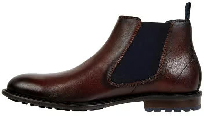 Bugatti Boots van leer met elastische inzetten model 'Bonifacio' - Foto 5