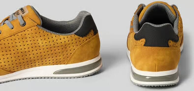 Bugatti Sneakers Geel Imitatieleer 301355 Heren Kunstleer - Foto 6