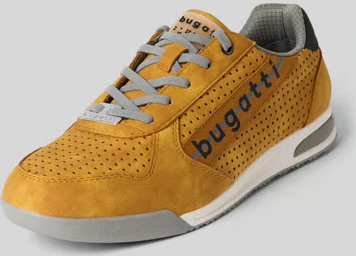 Bugatti Sneakers Geel Imitatieleer 301355 Heren Kunstleer - Foto 8
