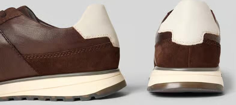 Bugatti Sneakers van gecoat leer met labelprintdetails model 'Timon' - Foto 2