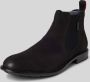 Bugatti Chelsea boots van leer met treklus model 'Bonifacio' - Thumbnail 2