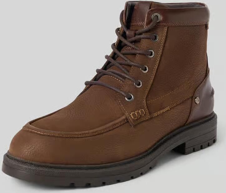 Bullboxer boots van leer met ritssluiting