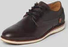 Bullboxer Veterschoenen van echt leer