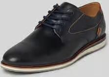 Bullboxer Veterschoenen van echt leer