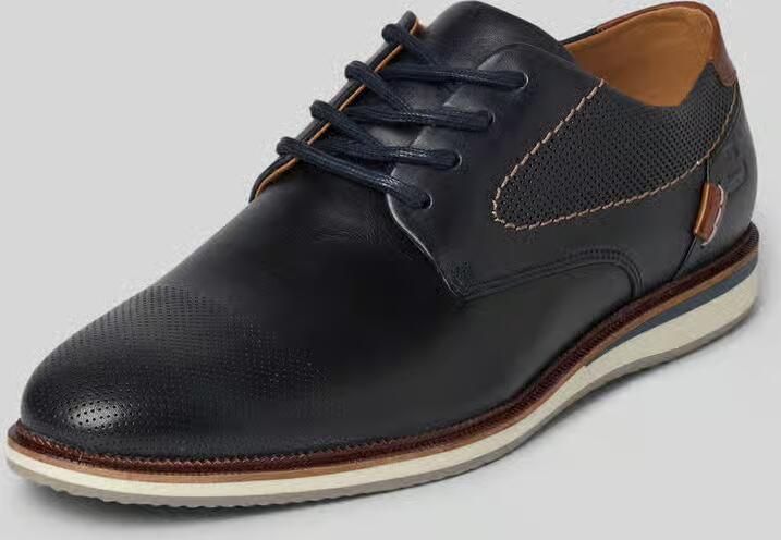 Bullboxer Veterschoenen van echt leer