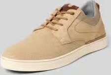 Bullboxer Veterschoenen van leermix met reliëflogo