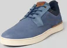 Bullboxer Veterschoenen van leermix met reliëflogo