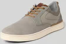 Bullboxer Veterschoenen van leermix met reliëflogo