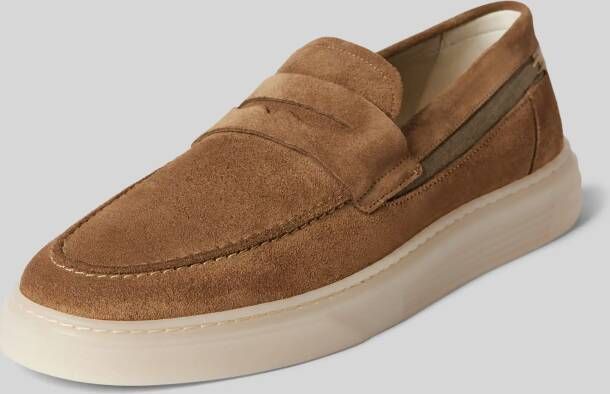 Bullboxer Loafers met brede schachtbrug model 'CHRISTIAN'