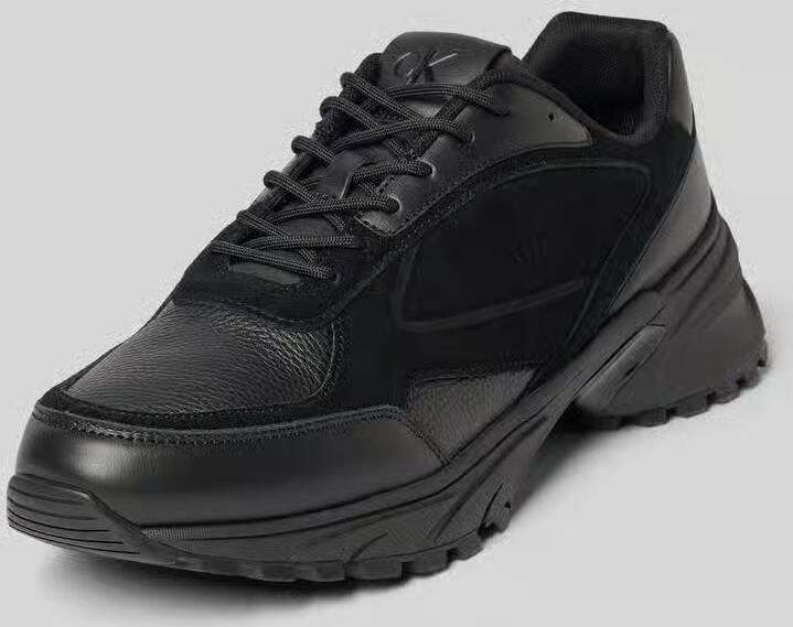 Calvin Klein Jeans Sneakers van leer met profielzool