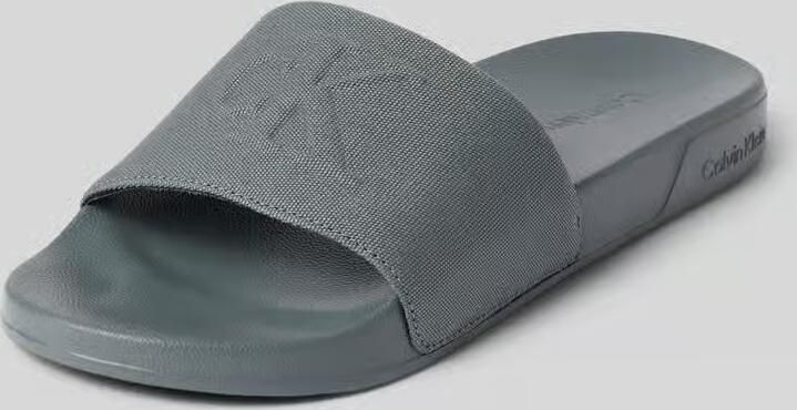 CK Calvin Klein Badslippers met logodetail