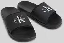 CK Calvin Klein Badslippers met logoprint