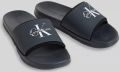 CK Calvin Klein Badslippers met logoprint - Marineblauw