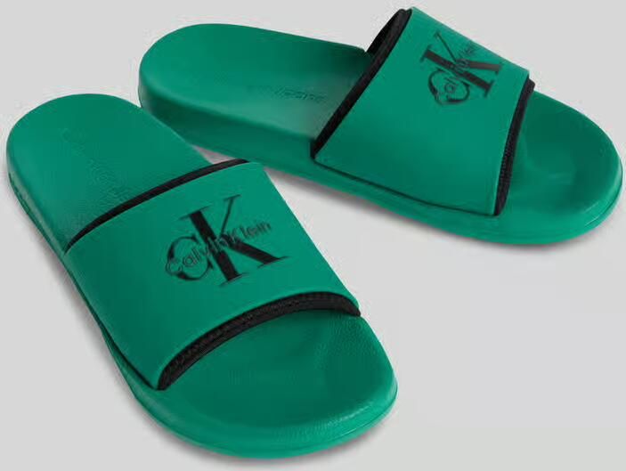 CK Calvin Klein Badslippers met logoprint