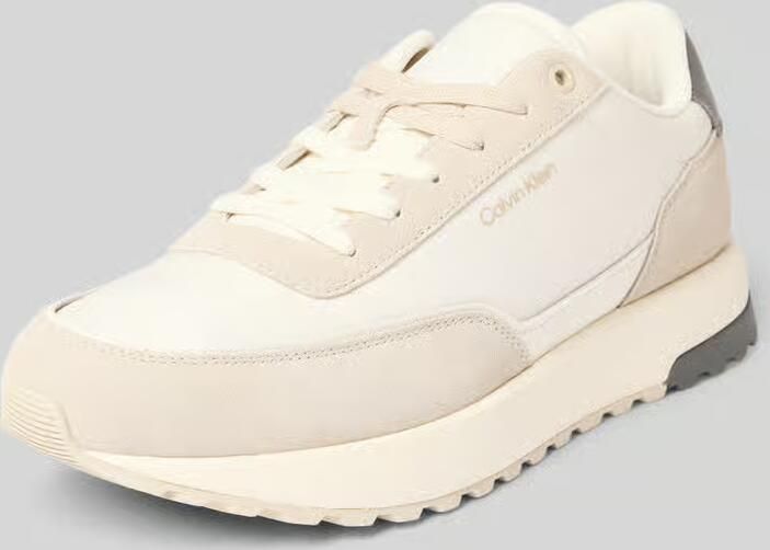 CK Calvin Klein Low-top sneakers van echt leer