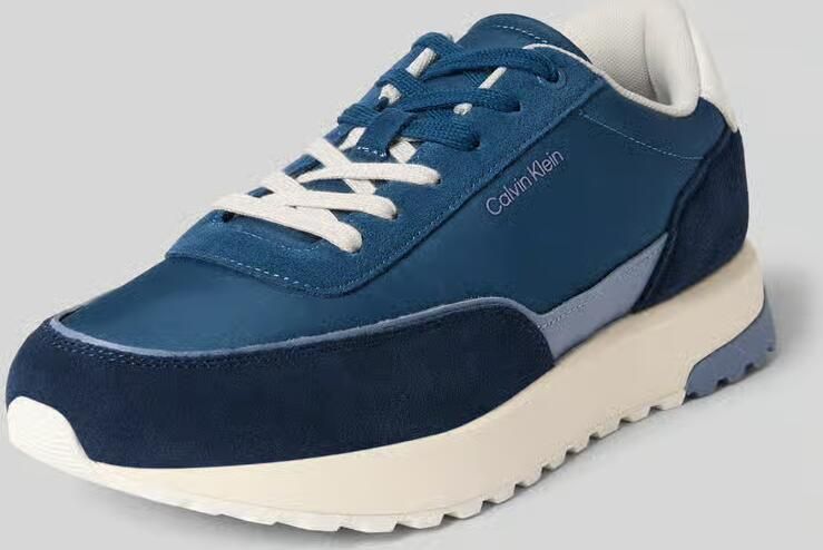 CK Calvin Klein Low-top sneakers van echt leer
