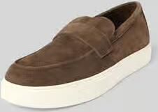 CK Calvin Klein Mocassins van leer met labeldetail