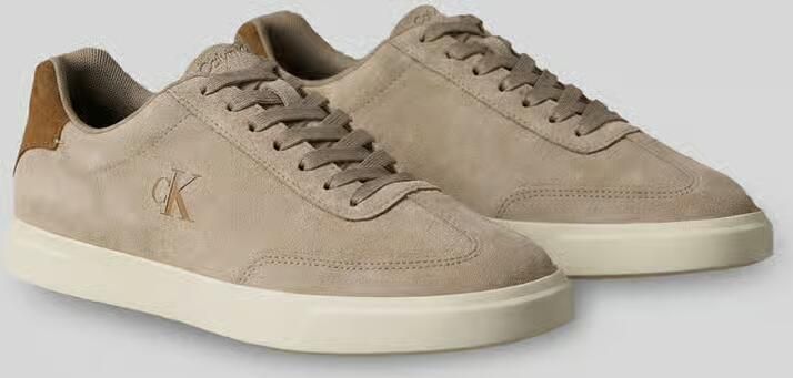 CK Calvin Klein Sneakers van echt runder-suède