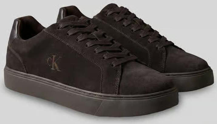 CK Calvin Klein Sneakers van echt runder-suède