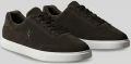 CK Calvin Klein Sneakers van echt rundleer met logodetails - Donkerbruin