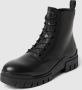 Calvin Klein Jeans Boots van leer met labeldetails model 'COMBAT' - Thumbnail 3