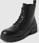 Calvin Klein Jeans Boots van leer met labeldetails model 'COMBAT' - Thumbnail 1