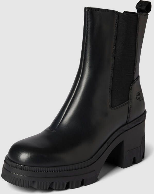 Calvin Klein Jeans Chelsea boots met blokhak model 'CHUNKY HEELED'