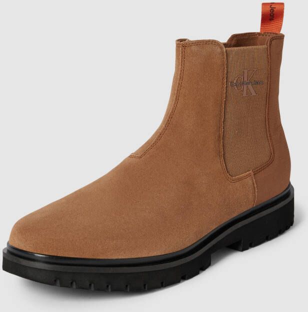 Calvin Klein Jeans Chelsea boots met elastische inzetten