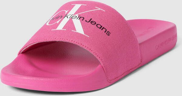 Calvin Klein Jeans Instappers met labelprint