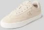 Calvin Klein Jeans Leren sneakers met labelprint - Thumbnail 3