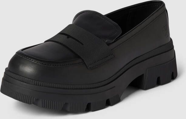 Calvin Klein Jeans Penny loafers met plateauzool model 'CHUNKY COMBAT'