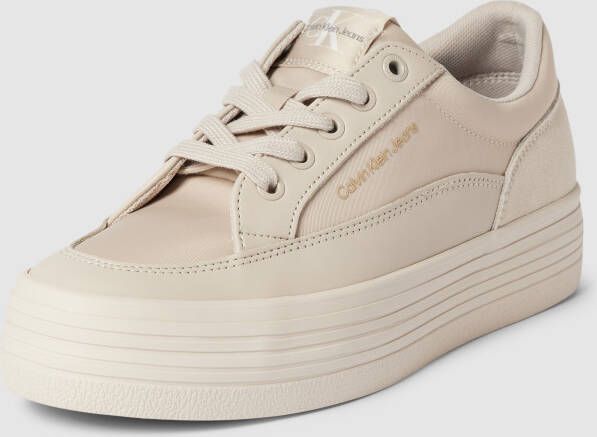 Calvin Klein Jeans Plateausneakers met labeldetails