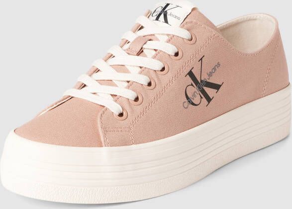 Calvin Klein Jeans Plateausneakers met labeldetails