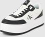 Calvin Klein Jeans Platte Lage Veterschoenen voor Dames White Dames - Thumbnail 4