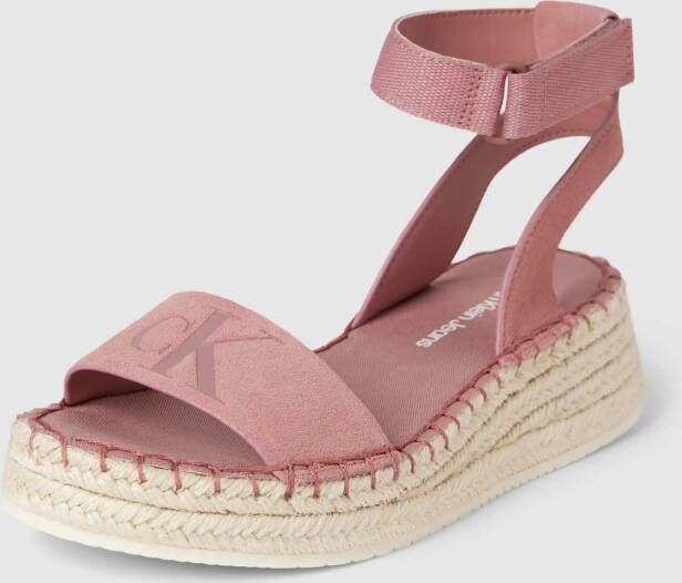 Calvin Klein Roze Sandalen Minimalistisch Ontwerp Pink Dames - Foto 4