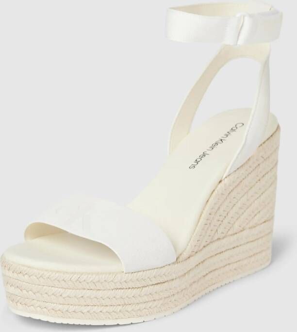 Calvin Klein Jeans Sandalen met plateauzool