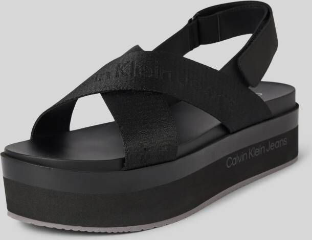 Calvin Klein Jeans Sandalen met plateauzool