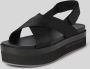 Calvin Klein Jeans Plateau Sandalen Lente Zomer Collectie Black Dames - Thumbnail 2