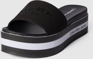 Calvin Klein Jeans Slippers met plateauzool