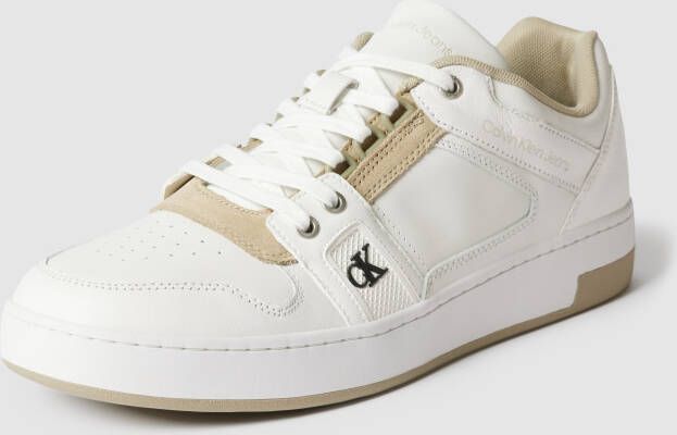 Calvin Klein Jeans Sneakers met labeldetail model 'CUPSOLE LACEUP BASKET LOW'