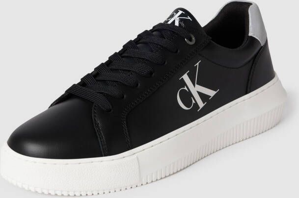 Calvin Klein Plateausneakers CHUNKY CUPSOLE LACEUP LOW ESS M met zilverkleurige details - Foto 8